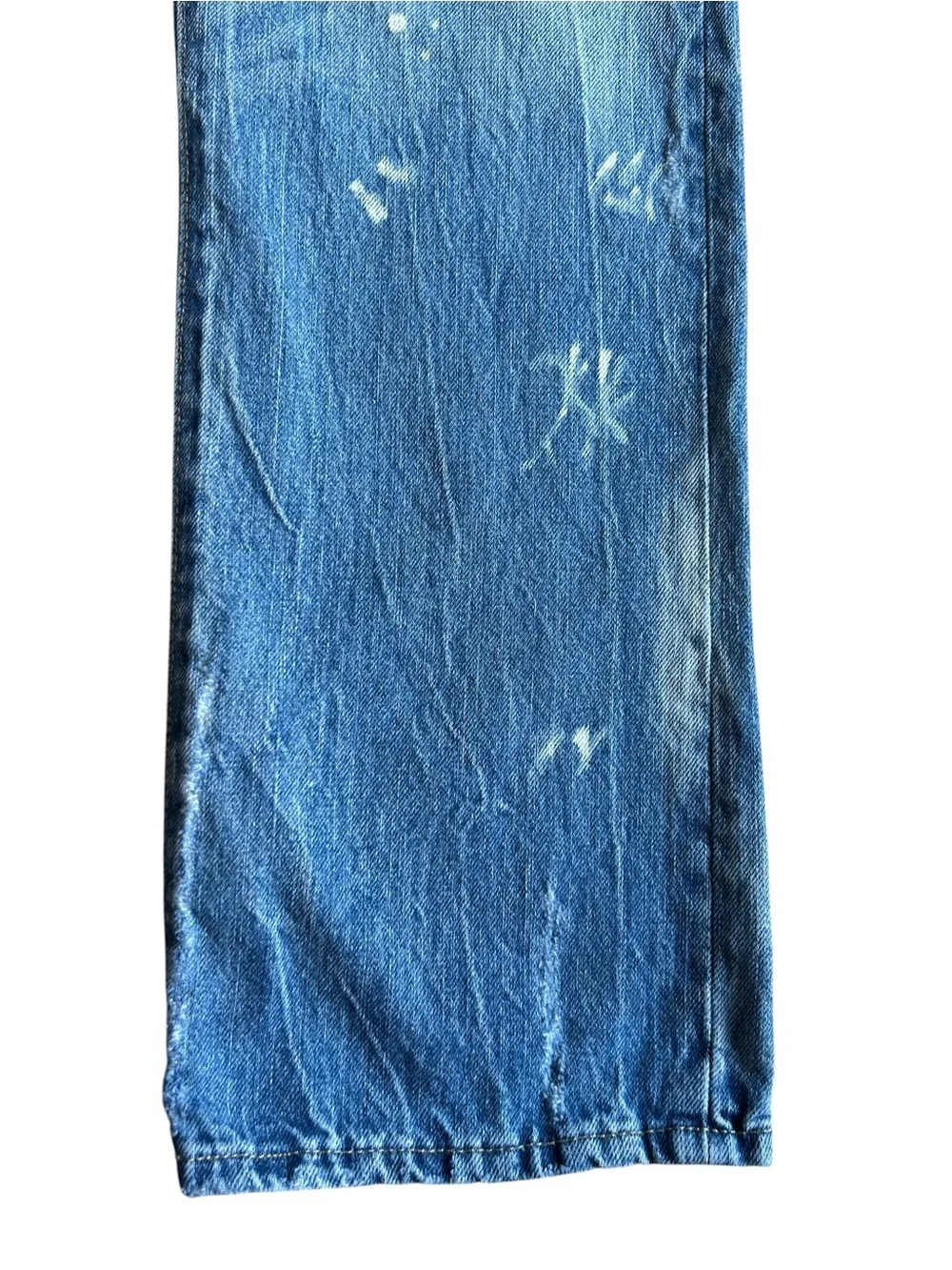 Polo Ralph Lauren Varick Slim Distressed Patchwork Jeans 32x30